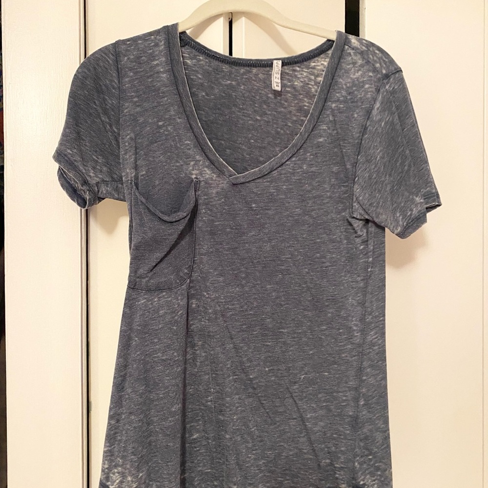 Distressed Navy Z Supply Vneck Tshirt